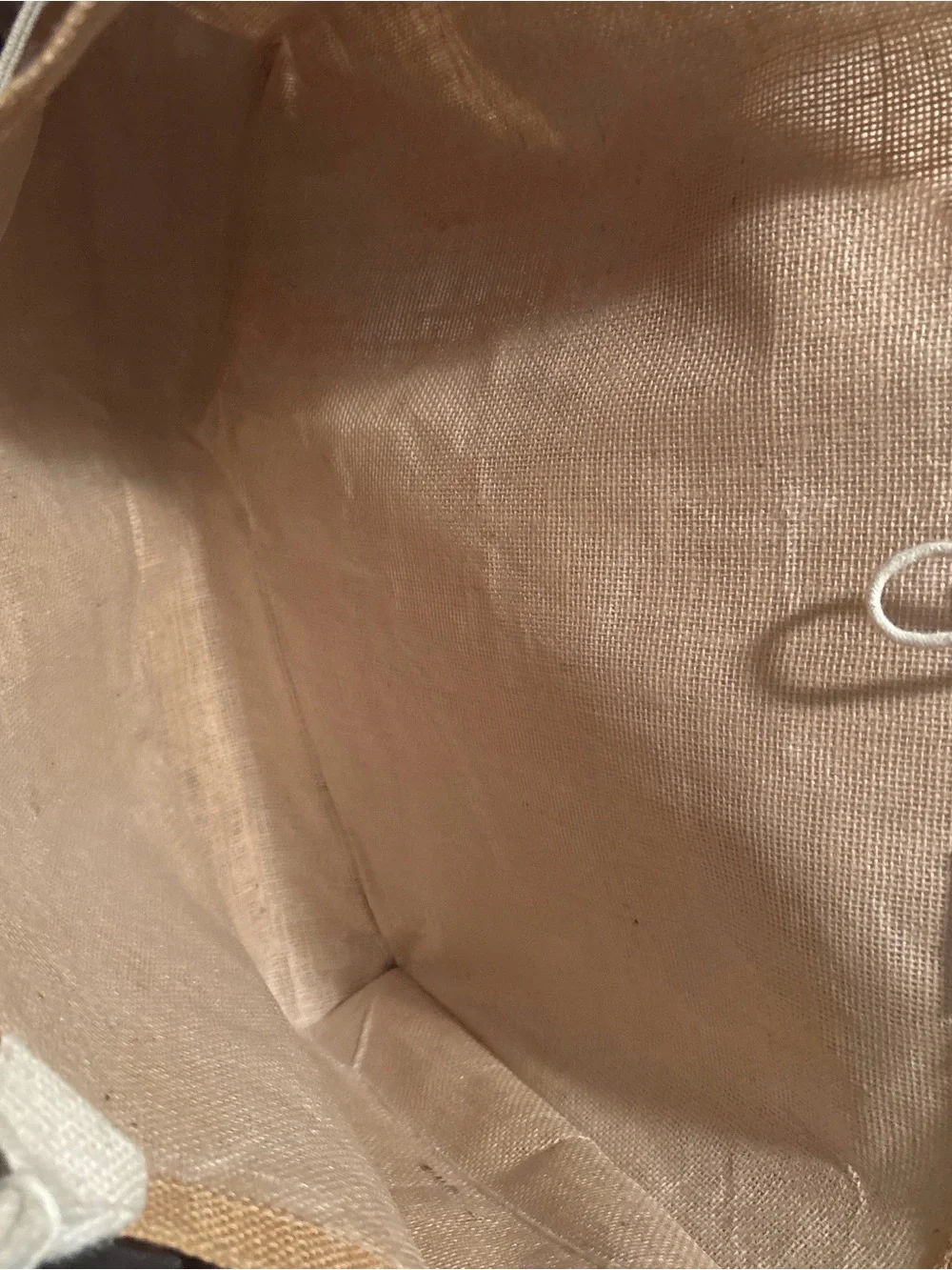 Dior Beige Canvas Tote with Black Logo